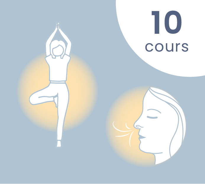 10 cours de yoga - respiration