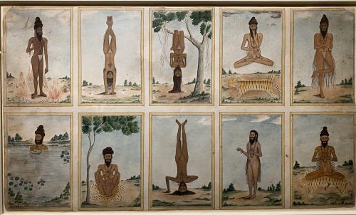 Image ancienne yogis